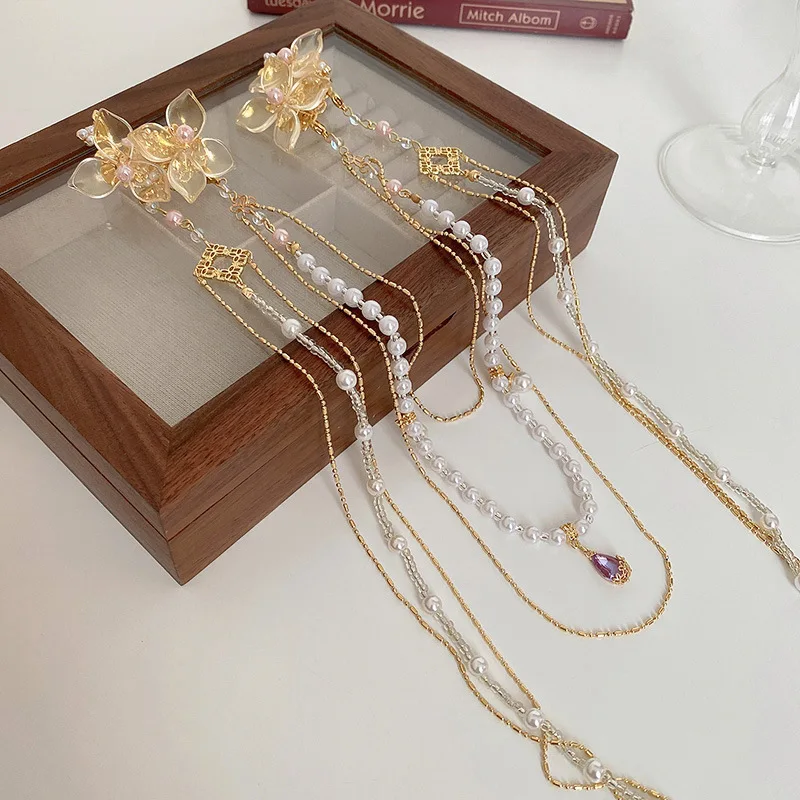 Yeni Çin Tarzı Rhinestones Çiç - Hanbok Hair Pin incelemesi ve fiyatı