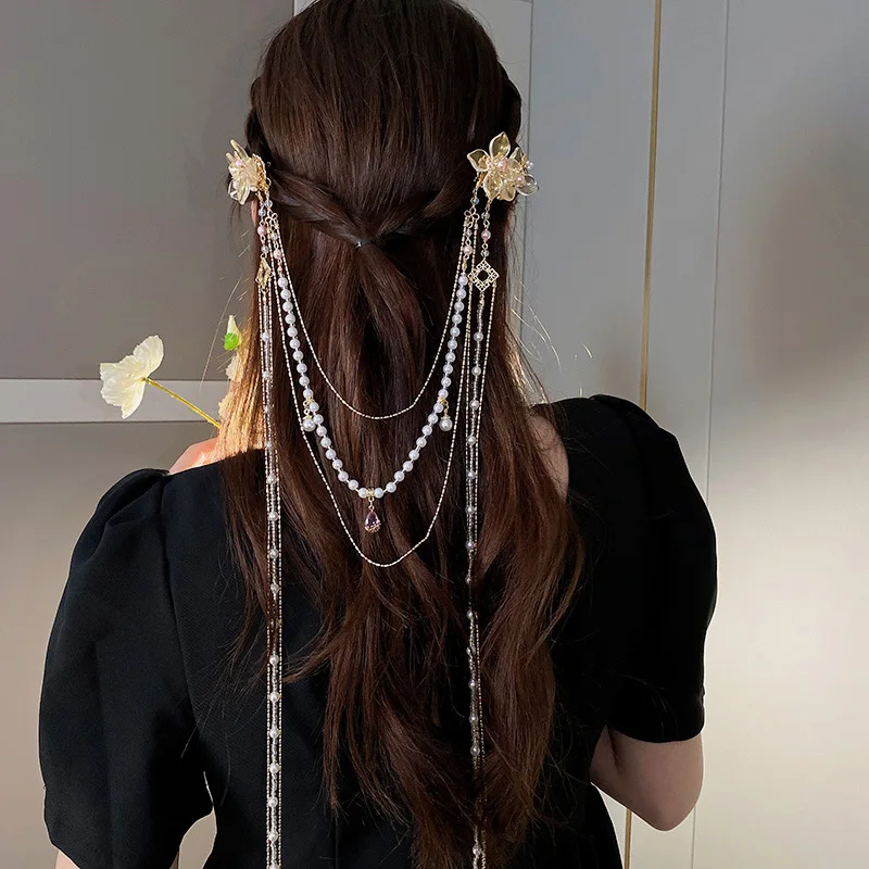 Yeni Çin Tarzı Rhinestones Çiç - Hanbok Hair Pin incelemesi ve fiyatı