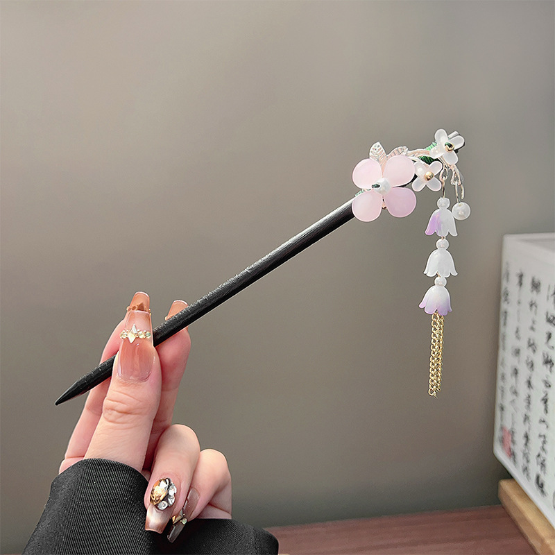 Klasik Püskül Saç Tokası Siyah - Hanbok Hair Pin incelemesi ve fiyatı