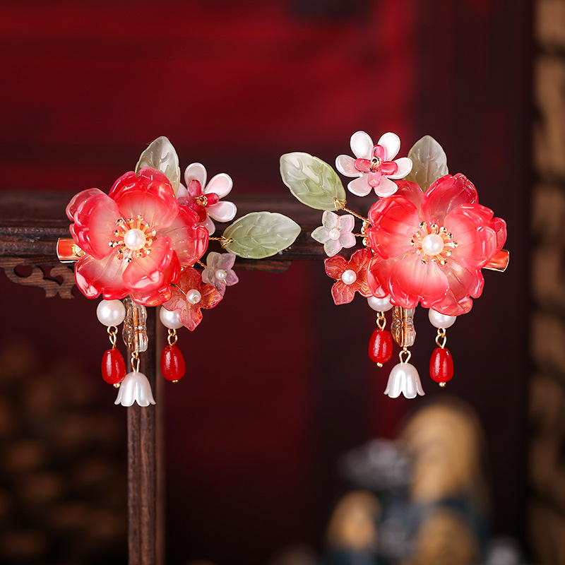 2 adet Retro çiçek saç tokası  - Hanbok Hair Pin incelemesi ve fiyatı